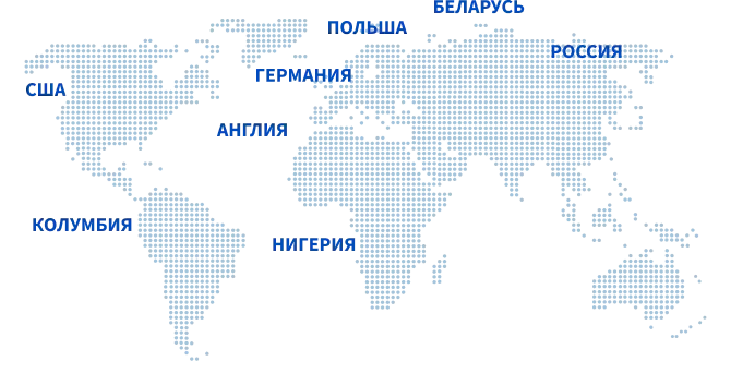 Clients world map